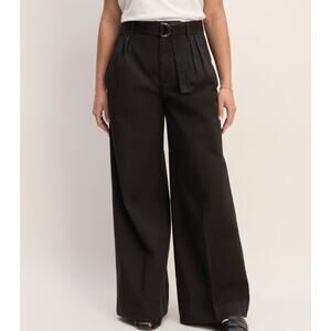 Women's Black Wide-Leg Pants